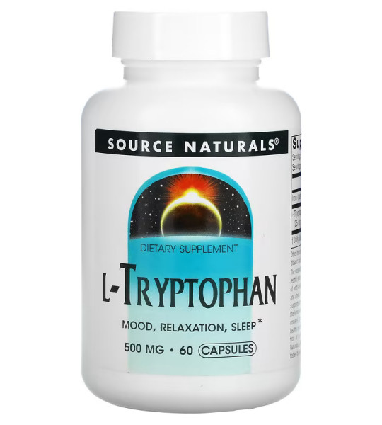 Source Naturals L-Tryptophan 500 mg (60 капс)