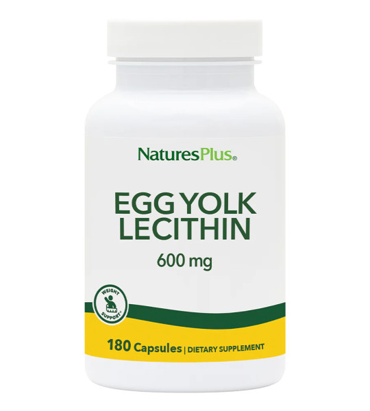 NaturesPlus Egg Yolk Lecithin 600 mg (180 капс)