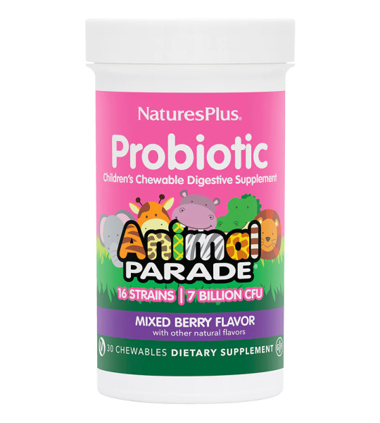 NaturesPlus Animal Parade Probiotic (30 жев табл)