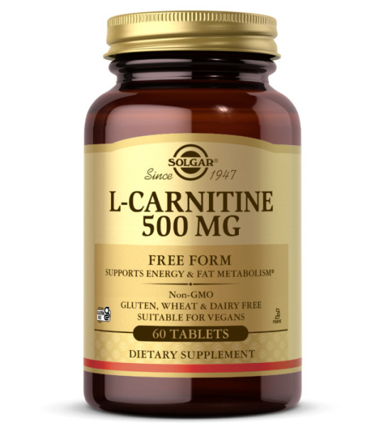 Solgar L-Carnitine 500 mg (60 табл)