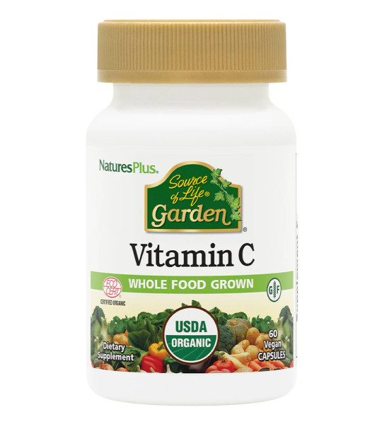 NaturesPlus Vitamin C 500 mg Veg Caps (60 капс)