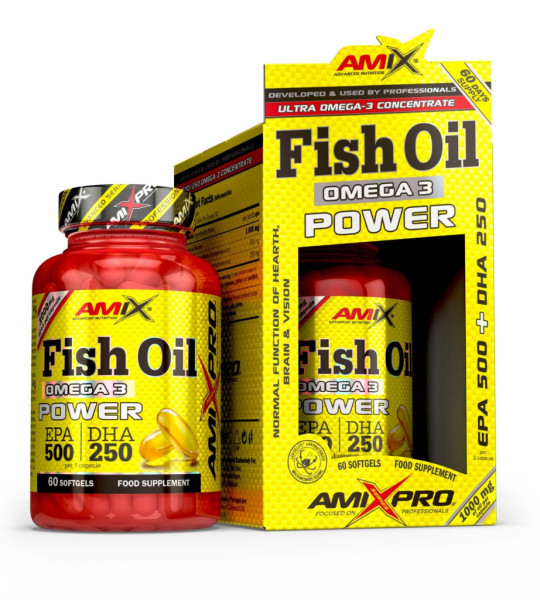 Amix Pro Fish Oil Omega 3 1000 mg Softgels BOX (60 капс)