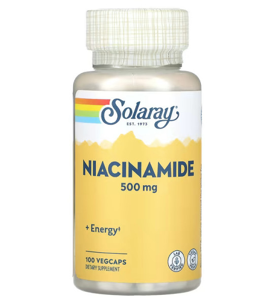 Solaray Niacinamide 500 mg VegCap (100 капс)