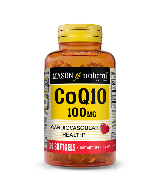 Mason Natural CoQ10 100 mg Softgels (30 капс)