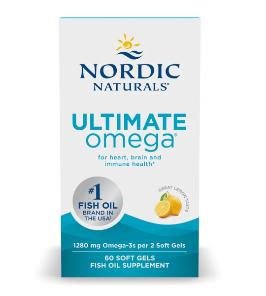 Nordic Naturals Ultimate Omega 1280 mg Soft Gels (60 капс)