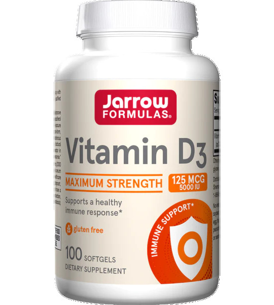 Jarrow Formulas Vitamin D3 125 mcg Softgels (100 капс)