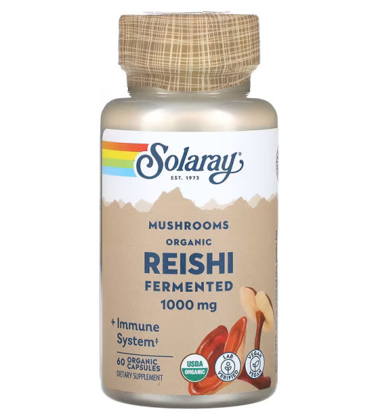 Solaray Mushrooms Reishi Fermented 1000 mg OrgCap (60 капс)