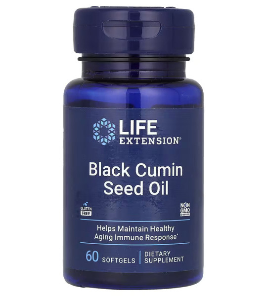Life Extension Black Cumin Seed Oil Softgels (60 капс)