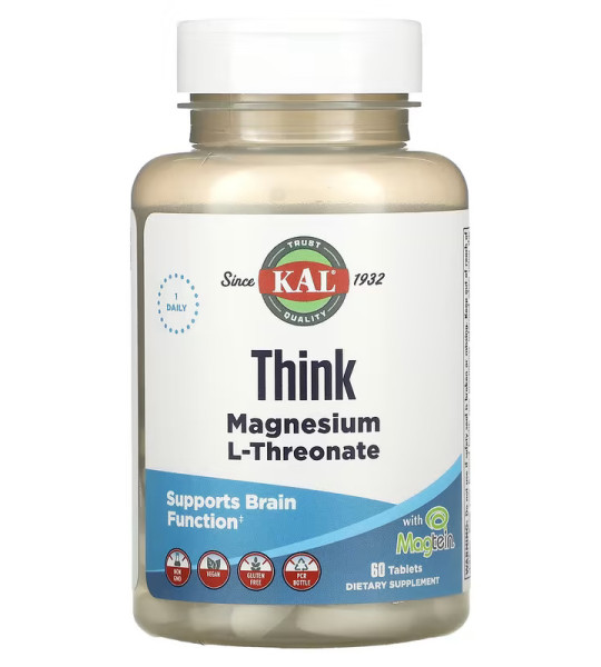 KAL Think Magnesium L-Threonate (60 табл)