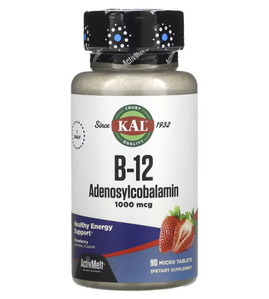 KAL B-12 Adenosylcobalamin 1000 mcg (90 мікро табл)