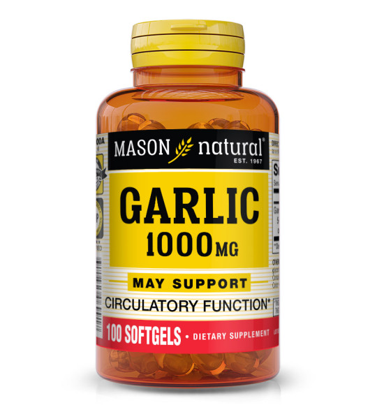 Mason Natural Garlic 1000 mg Softgels (100 капс)