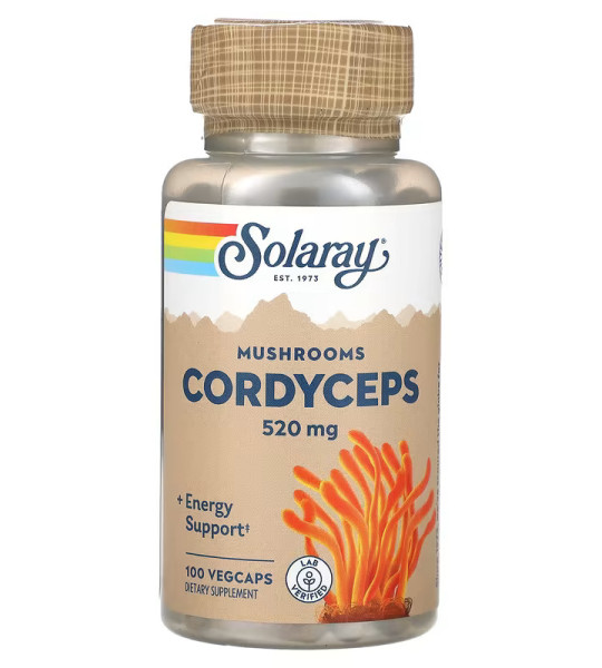 Solaray Mushrooms Cordyceps 520 mg VegCap (100 капс)