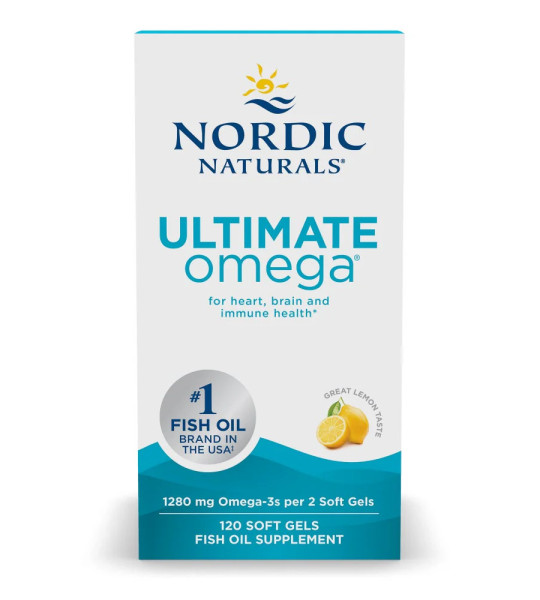 Nordic Naturals Ultimate Omega 1280 mg Soft Gels (120 капс)