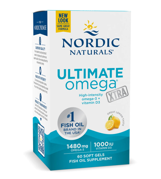 Nordic Naturals Ultimate Omega XTRA 1480 mg Soft Gels (60 капс)