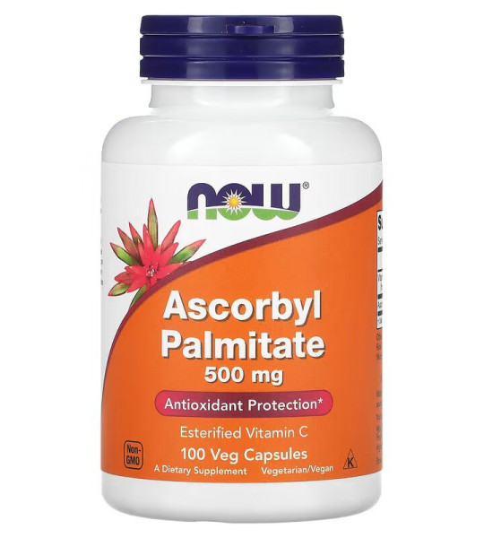 NOW Ascorbyl Palmitate 500 mg Veg Caps (100 капс)