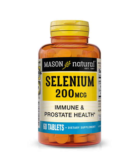 Mason Natural Selenium 200 mcg (60 табл)