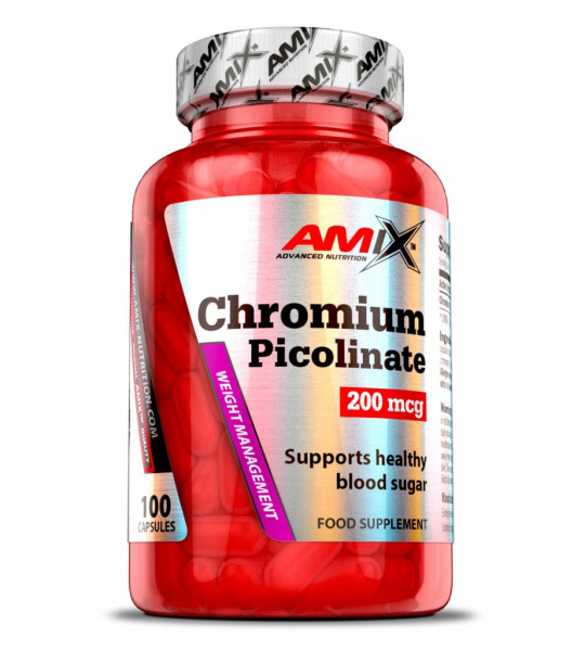 Amix Chromium Picolinate 200 mcg Veg Caps (100 капс)