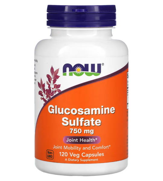 NOW Glucosamine Sulfate 750 mg Veg Caps (120 капс)