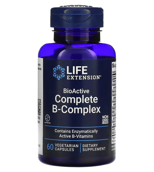 Life Extension BioActive Complete B-Complex (60 капс)