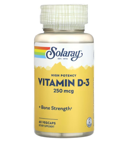 Solaray Vitamin D3 250 mcg 60 капс