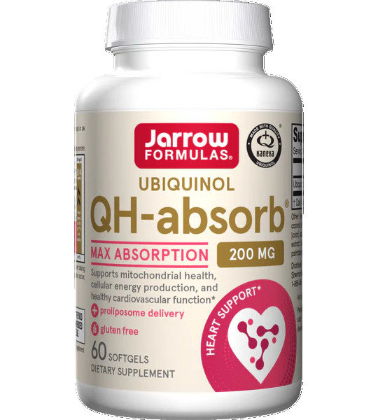 Jarrow Formulas QH-absorb 200 mg Softgels (60 капс)