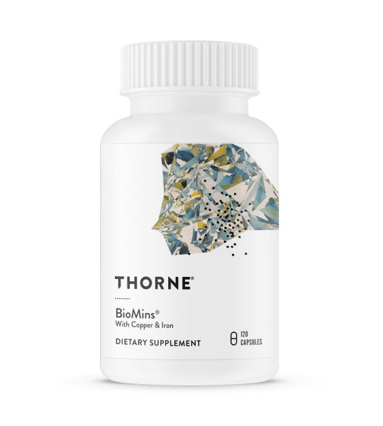 Thorne BioMins with Copper & Iron (120 капс)