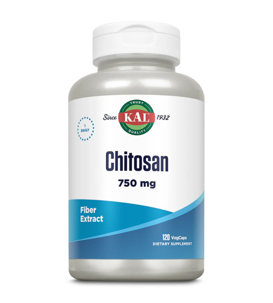 KAL Chitosan 750 mg Veg Caps (120 капс)