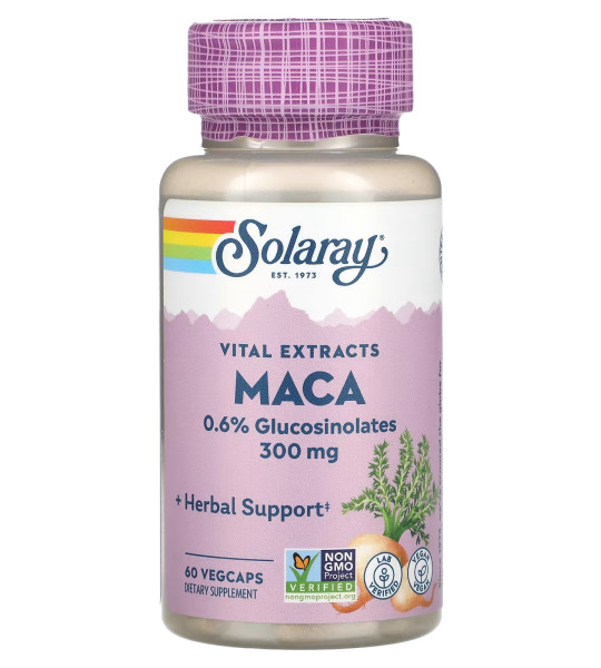 Solaray Maca 300 mg Veg Caps (60 капс)