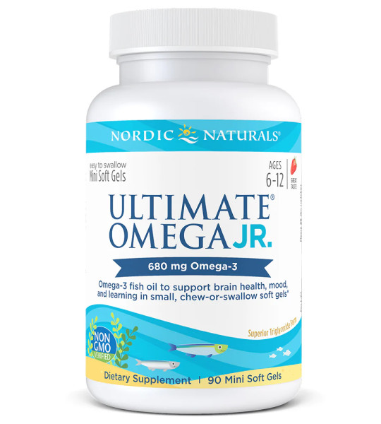 Nordic Naturals Ultimate Omega Junior 680 mg Soft Gels (90 капс)