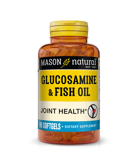 Mason Natural Glucosamine & Fish Oil Softgels (90 капс)