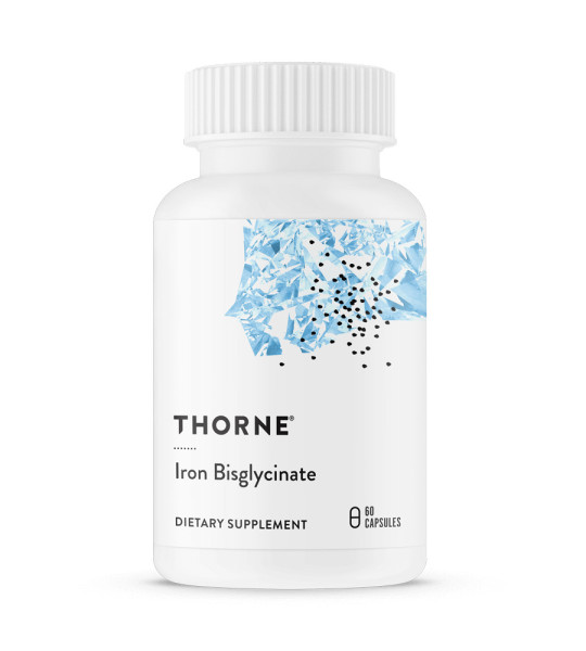 Thorne Iron Bisglycinate 25 mg (60 капс)