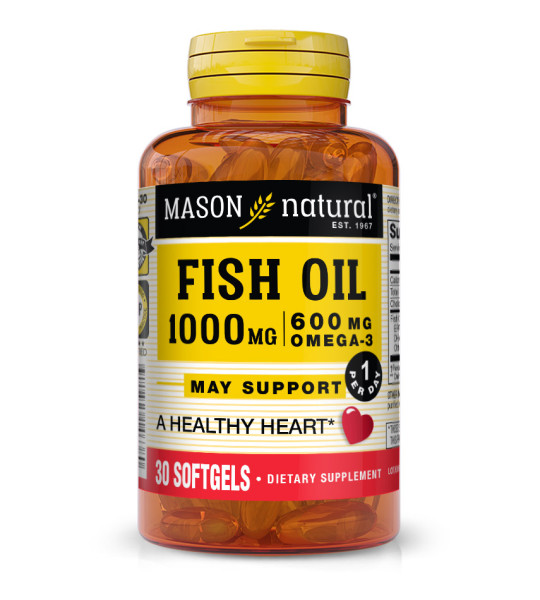 Mason Natural Fish Oil 1000 mg Softgels (30 капс)