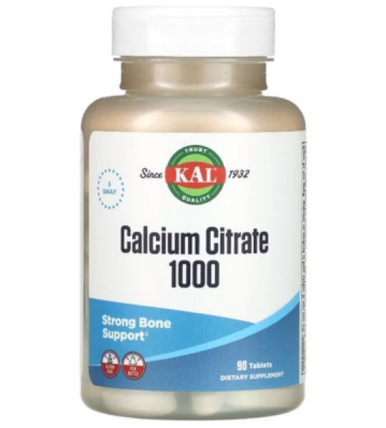 KAL Calcium Citrate 1000 (90 табл)