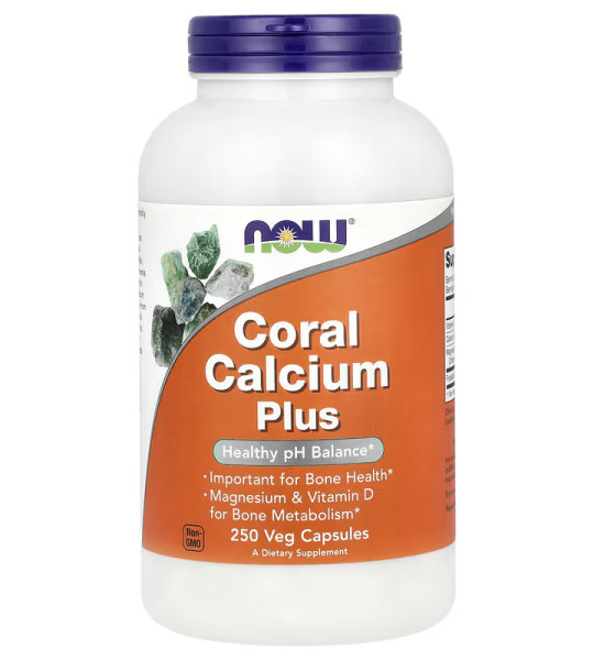NOW Coral Calcium Plus Veg Caps (250 капс)