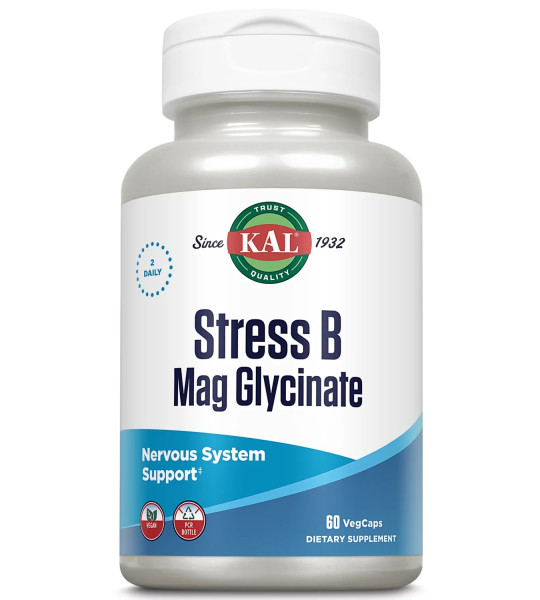 KAL Stress B Mag Glycinate Veg Caps (60 капс)