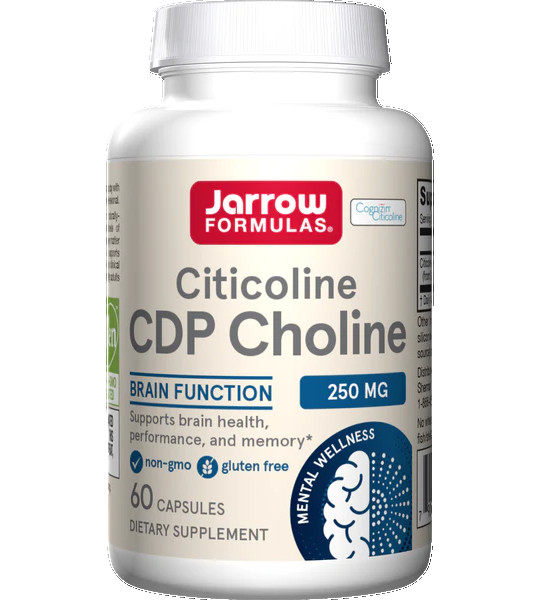 Jarrow Formulas Citicoline CDP Choline 250 mg (60 капс)