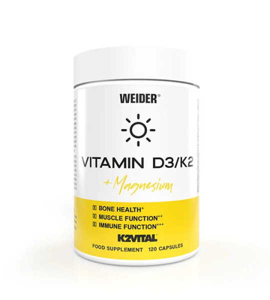 Weider Vitamin D3/K2 + Magnesium (120 капс)