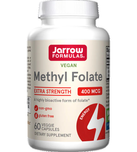 Jarrow Formulas Methyl Folate 400 mcg Veg Caps (60 капс)