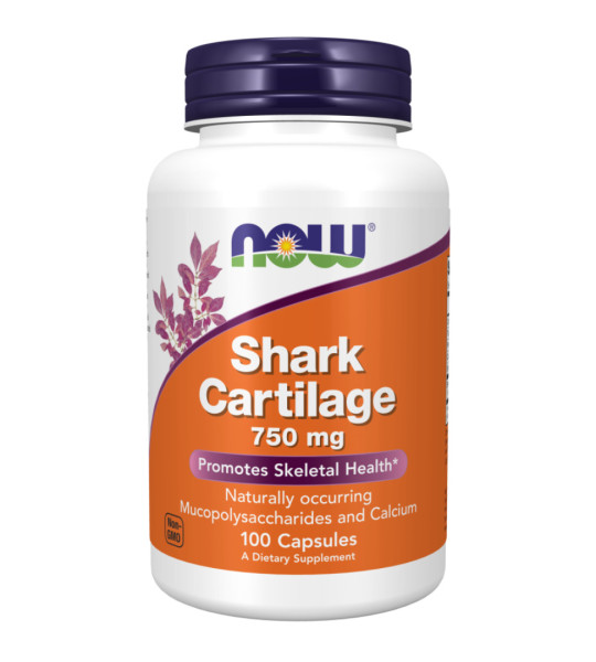 NOW Shark Cartilage 750 mg (100 капс)