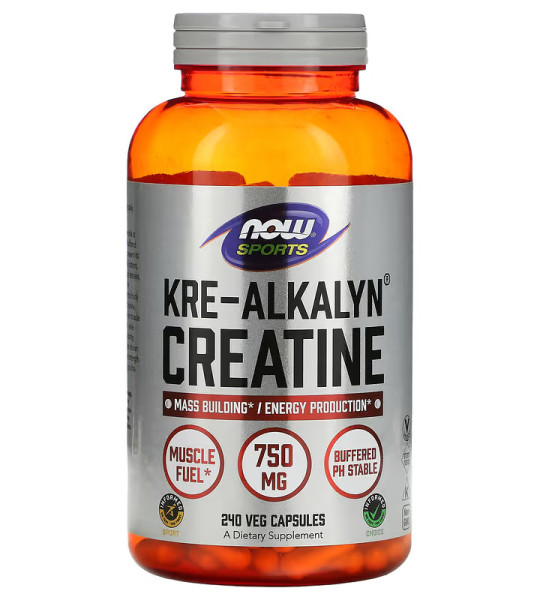 NOW Sports Kre-Alkalyn Creatine 750 mg Veg Caps (240 капс)