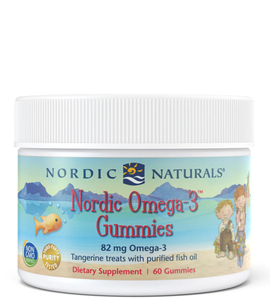 Nordic Naturals Nordic Omega-3 Gummies 82 mg (60 жув цук)