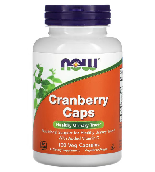 NOW Cranberry Caps 1400 mg Veg Caps (100 капс)