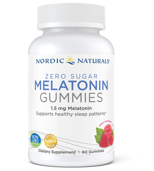 Nordic Naturals Zero Sugar Melatonin Gummies 1,5 mg (60 жув цук)
