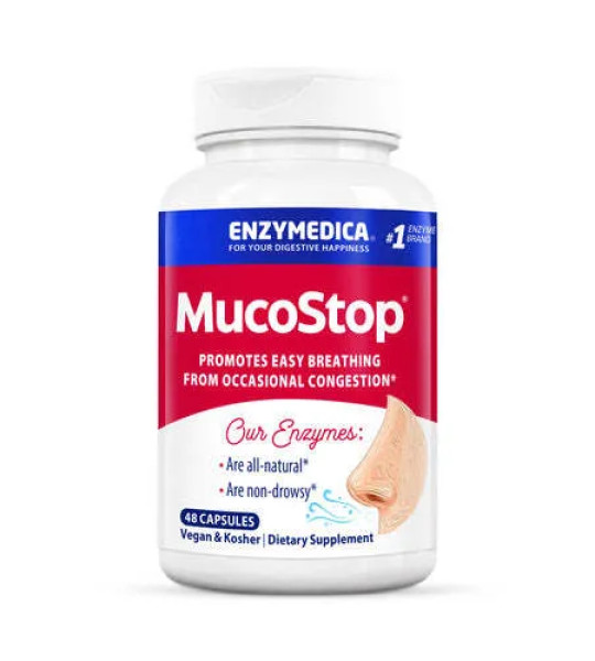 Enzymedica MucoStop (48 капс)