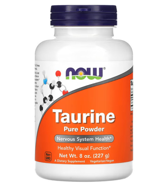 NOW Taurine Pure Powder (227 грам)