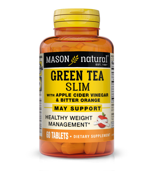 Mason Natural Green Tea Slim with Apple Cider Vinegar & Bitter Orange (60 табл)