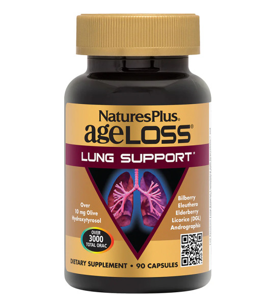 NaturesPlus AgeLoss Lung Support (90 капс)