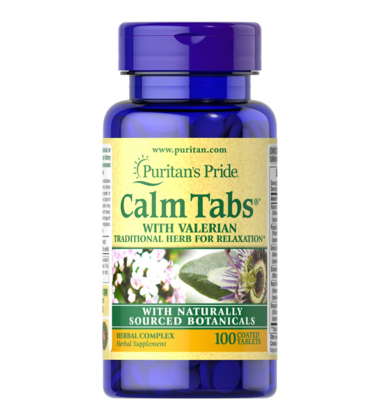 Puritan's Pride CalmTabs with Valerian (100 табл)