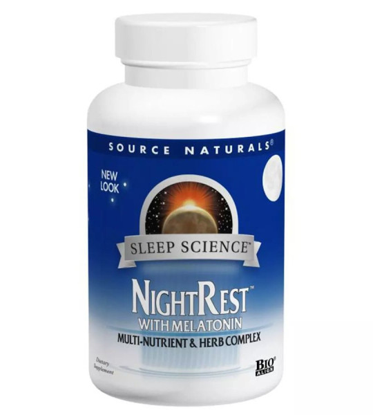 Source Naturals NightRest with Melatonin (50 табл)