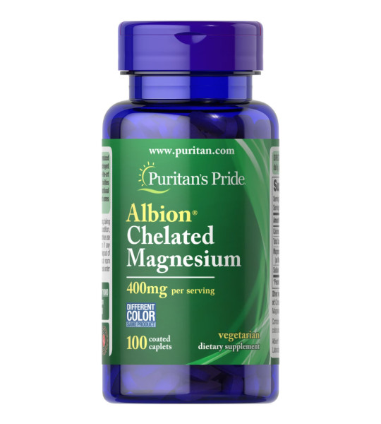 Puritan's Pride Albion Chelated Magnesium 400 mg (100 табл)